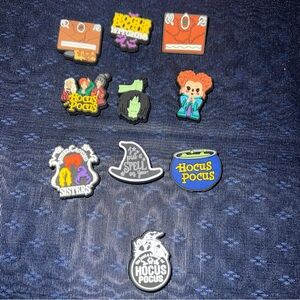 10 Hocus Pocus Croc Charms Spell Halloween Book October
